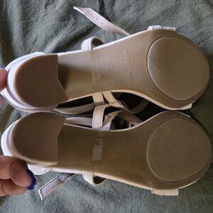 Dream Pairs Women's Cream Sandals
